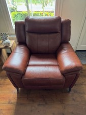 Leather Recliner Arm Chair