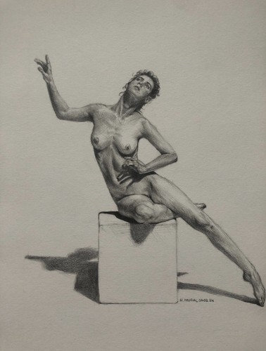 Original tonal artwork nude - original, artwork,