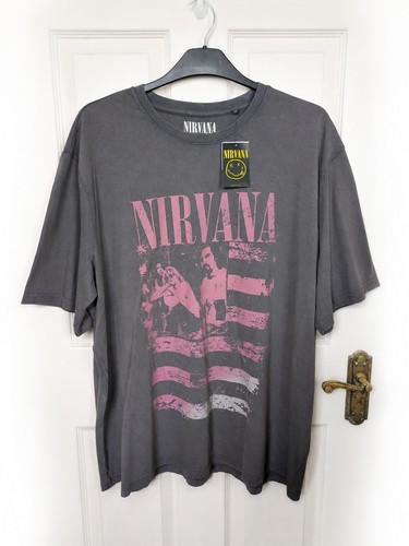 Nirvana grey flag grunge - grey,