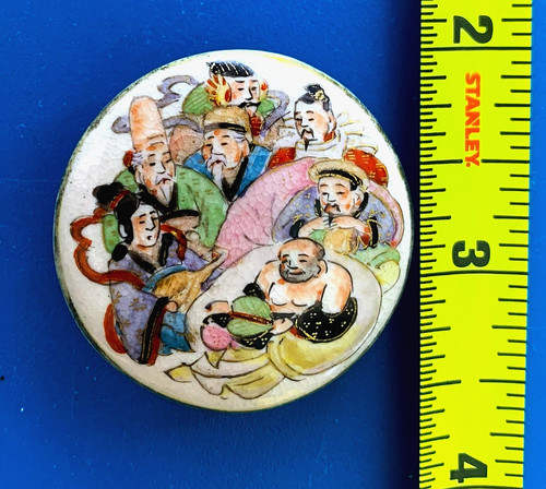 Large vintage hand painted - hand,