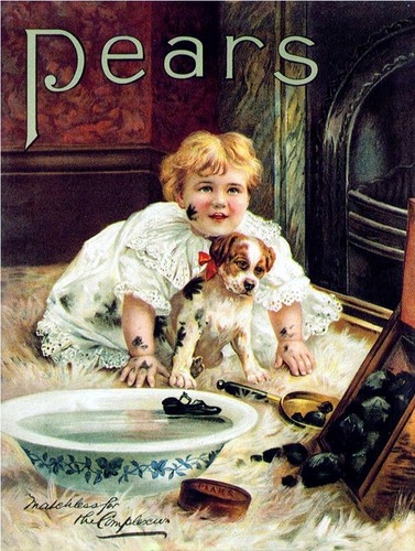 Pears soap retro - pears, metal