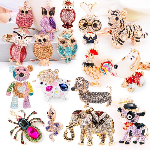 Sparkling animal keychain - animal,