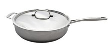 STELLAR 7000 NON STICK 28CM SAUTE PAN & LID FORGED HANDLE SLIGHTLY SCRATCHED