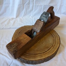 Antique Wooden 17" Carpenters Wooden Jack Block Plane George Buck. Howarth Blade