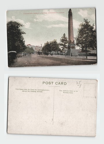Cleopatra needle and thames - needle,