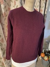 TOAST Burgundy Wool Jumper