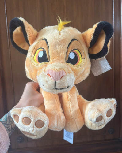 Disney simba big feet plush - simba,