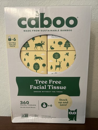 Caboo facial tissue count x - caboo,