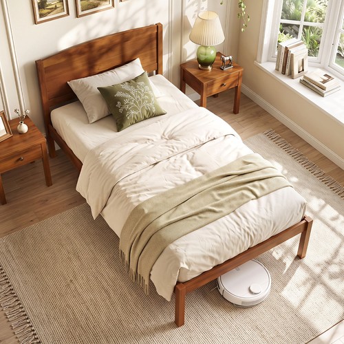 Twin size wooden platform - size,