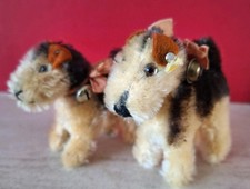 Steiff minature airedale - minature,
