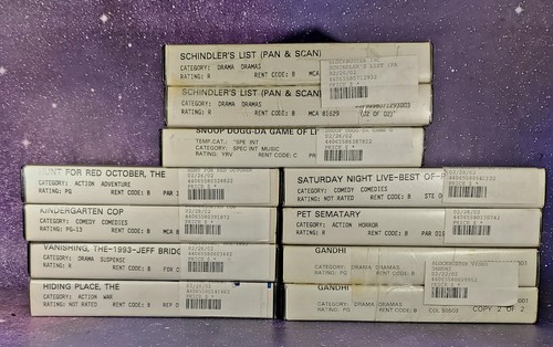 Blockbuster video vhs case - video,