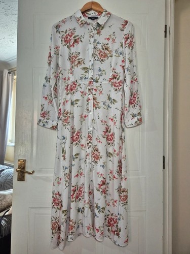 Floral shirt dress - floral,
