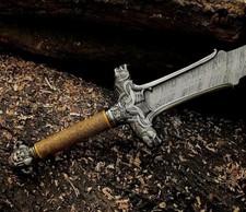 Handmade 39" Long Damascus