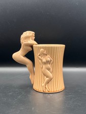 Vintage Ceramic Tiki Mug Lady
