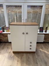 Uniflex White Series Chest Of Drawers- Wardrobe Vintage/Retro/MCM