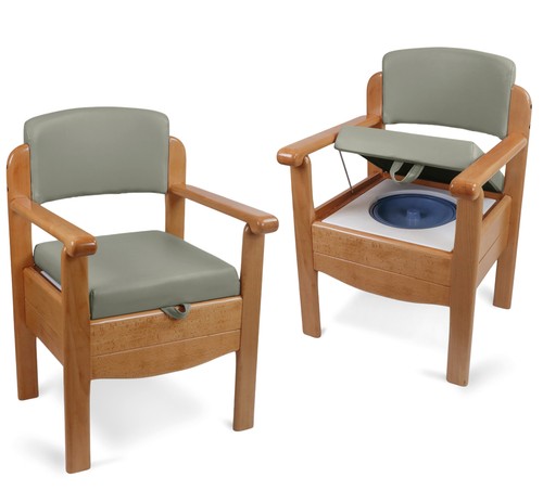 Aidapt luxury wooden commode - aidapt,