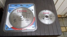 2 of spartacus wood cutting Sawblades,one 250mm,one 190mm, both new 