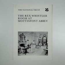 The Rex Whistler Room at Mottisfont Abbey | National Trust | 4-page leaflet 1984