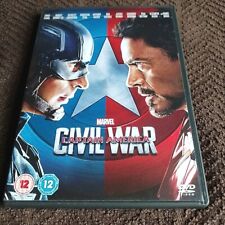Captain America Civil War DVD (2016) Chris Evans Robert Downey Jr Jeremy Renner 