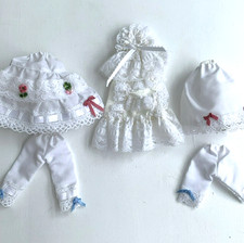 Vintage Dolls House Christening Gown, Victorian Edwardian Era Clothes, Underwear
