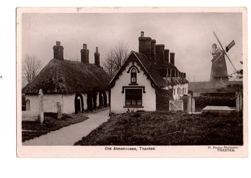 Essex old almshouses - old,