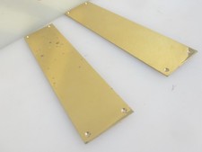 Retro Brass Finger Plates Push