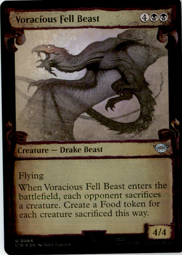 Mtg voracious fell beast - beast, |