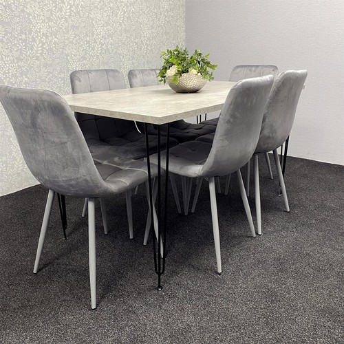 Dining table with chairs - with,