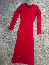 Gorgeous Couture Red Midi long