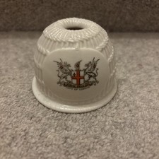 WH Goss Crested China - Model of a Lobster Trap - City of London crest