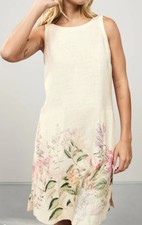 Next Linen Blend Dress With