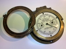 Vintage electric ships log. Solid brass. Walkers Trident. Unrestored. Very heavy