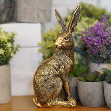 Gold Hare Home Ornament |