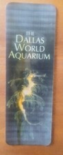 ?? Dallas World Aquarium SEAHORSE Texas USA Lenticular Bookmark VGC! C37