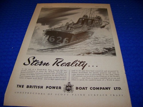 1946 british power boat - power, co