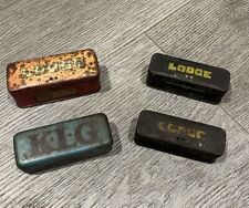 Lodge KLG AC Spark Plugs With Tins Vintage Garage Collectables