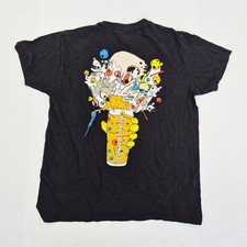 BEAVERTOWN T-Shirt XL Black Men's 100% Cotton Graphic Print Beer