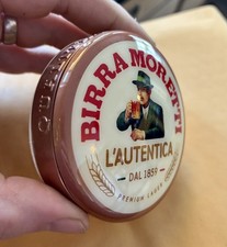 Birra moretti lager 3D round