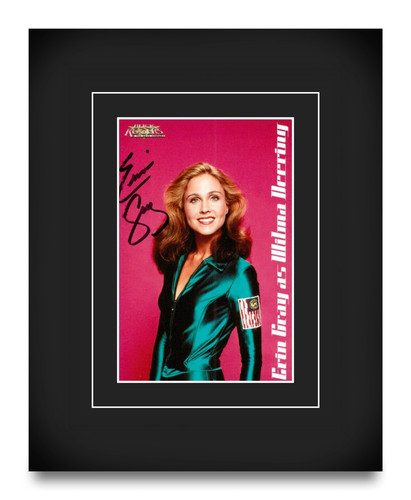 Erin gray signed 10x8 photo - erin,