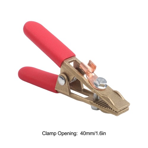 Brass earth cable clamp - brass, 260a
