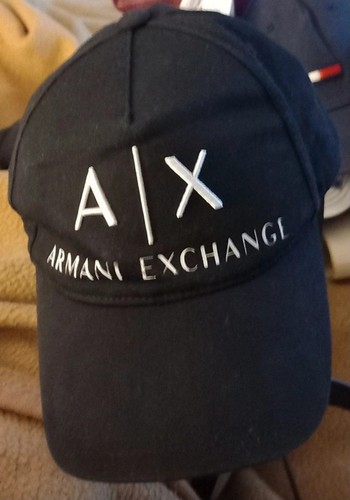 Armani exchange mens cap black - exchange,
