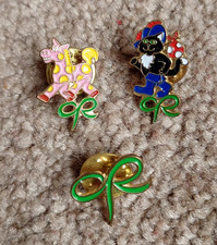 3x MacMillan Charity Enamel