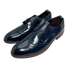 Formal Shoes Men's UK Size 10.5 Blue Leather Cherry Lace Up Brogue Oxford