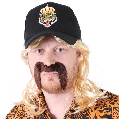 Tiger king costume set - wig, hat