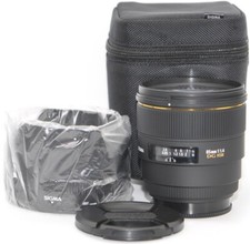 Sigma AF 85mm f/1.4 EX ASP DG HSM Lens for Sony 1 Year Warranty. Z.T Good #e