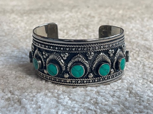 Afghan handmade cuff bracelet - cuff,