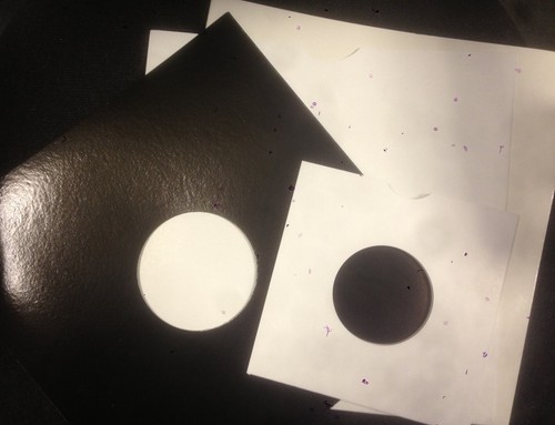 Vinyl record white - vinyl,