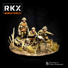 Vickers MG team | Brits + Canada | RKX Miniatures | 28mm BA3