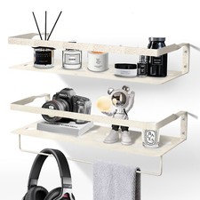 2x Metal Floating Shelves Wall