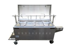 Roasting bbq oven with spit - roasting,